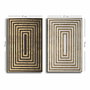 Wallity Conjunto de 2 Cuadros Decorativos sobre Lienzo Multicolor 45x70 cm